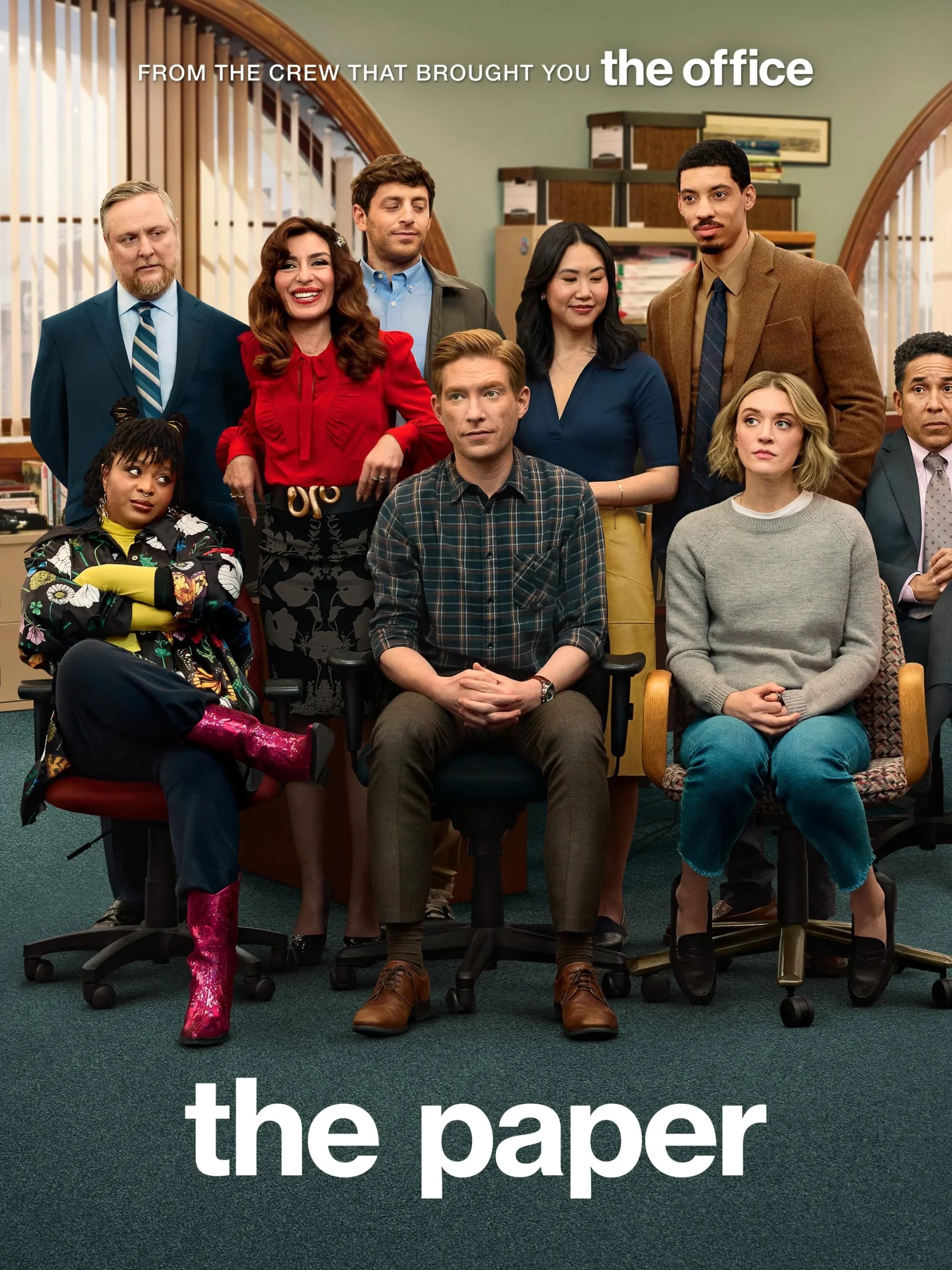 A scene from The Paper — Dale Johnson Jr.'s favorite TV show of 2025